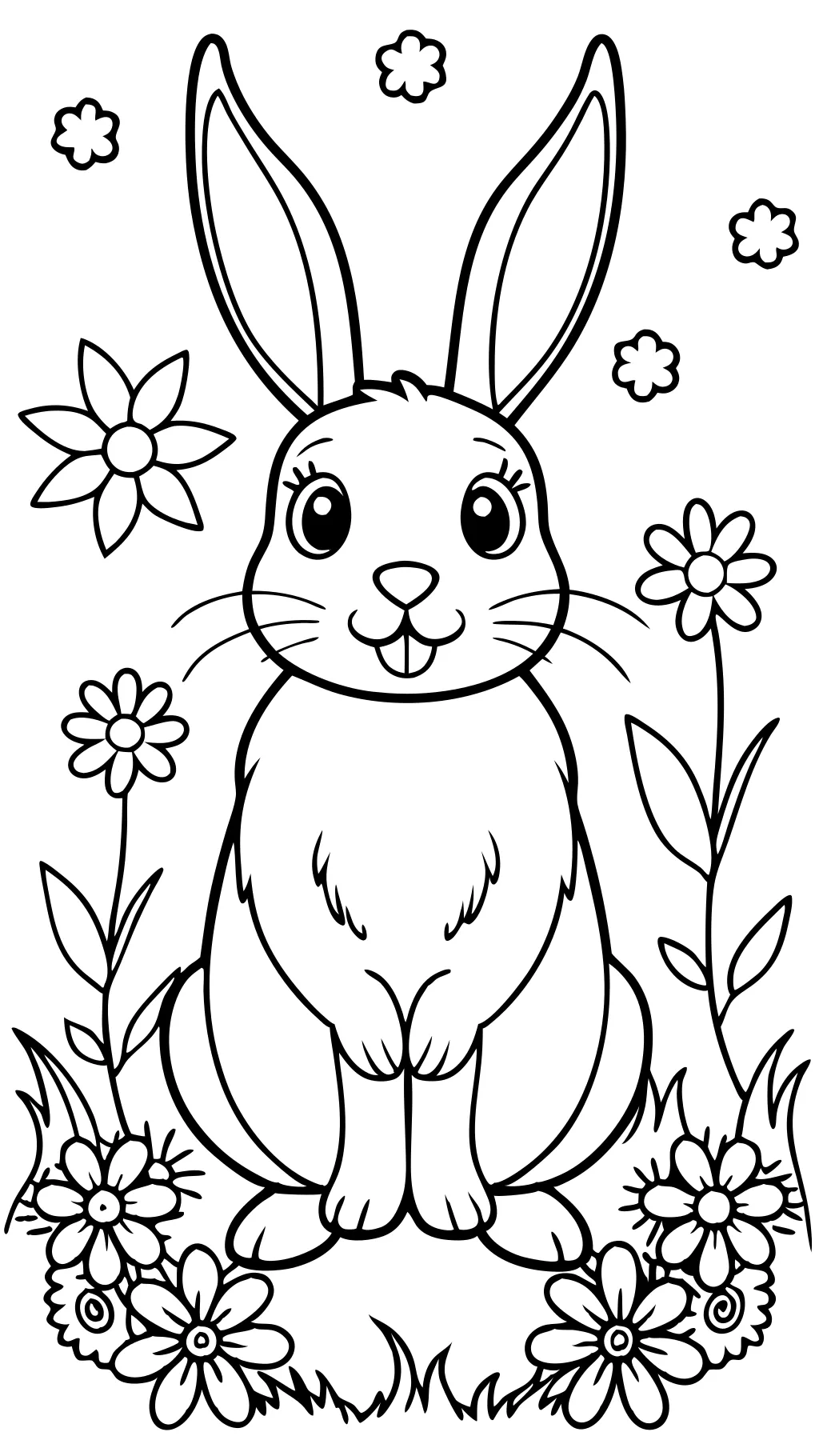 free printable rabbit coloring pages